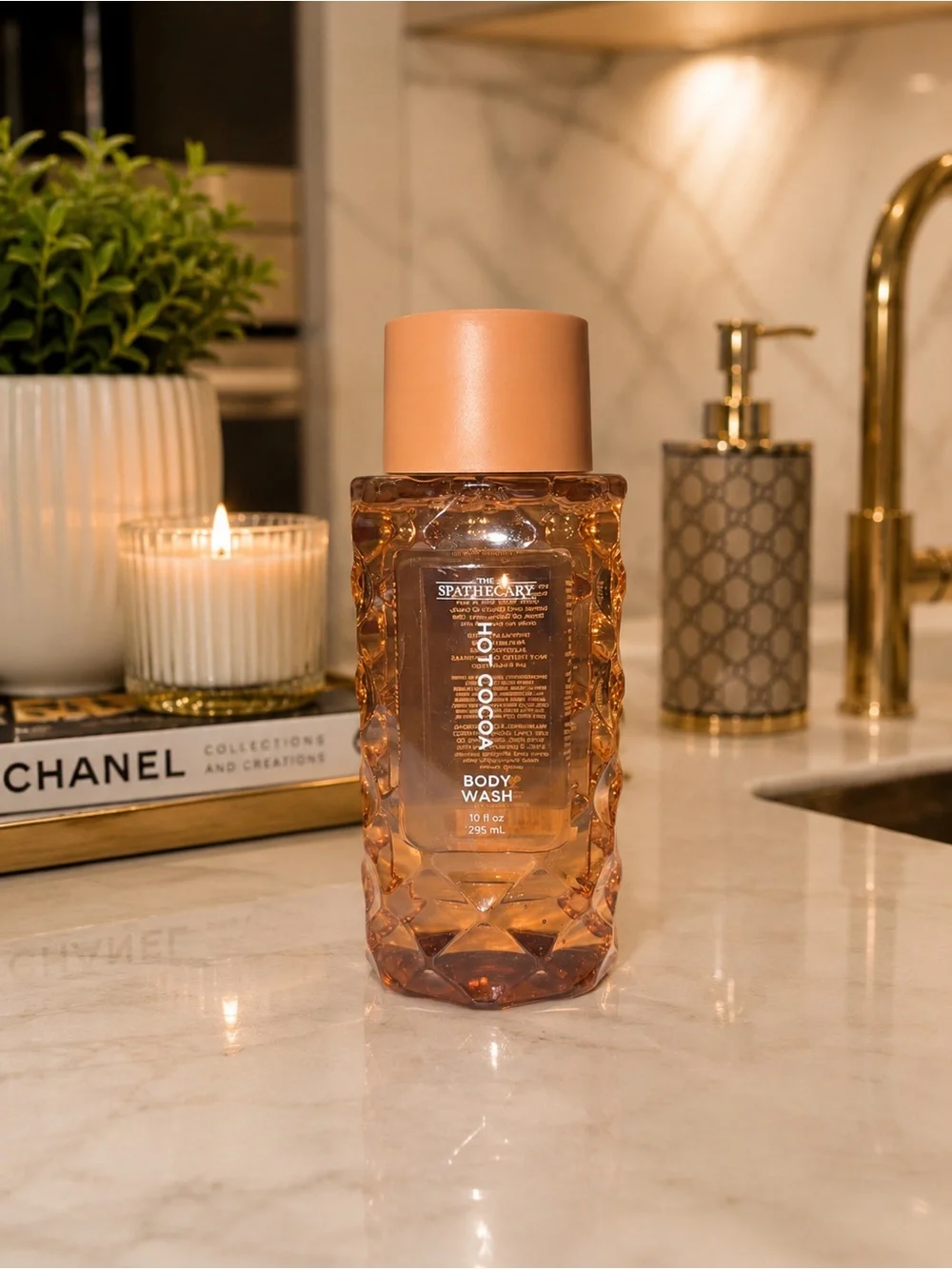 Hot Cocoa Body Wash - Amber/Copper Scented Body Cleanser
